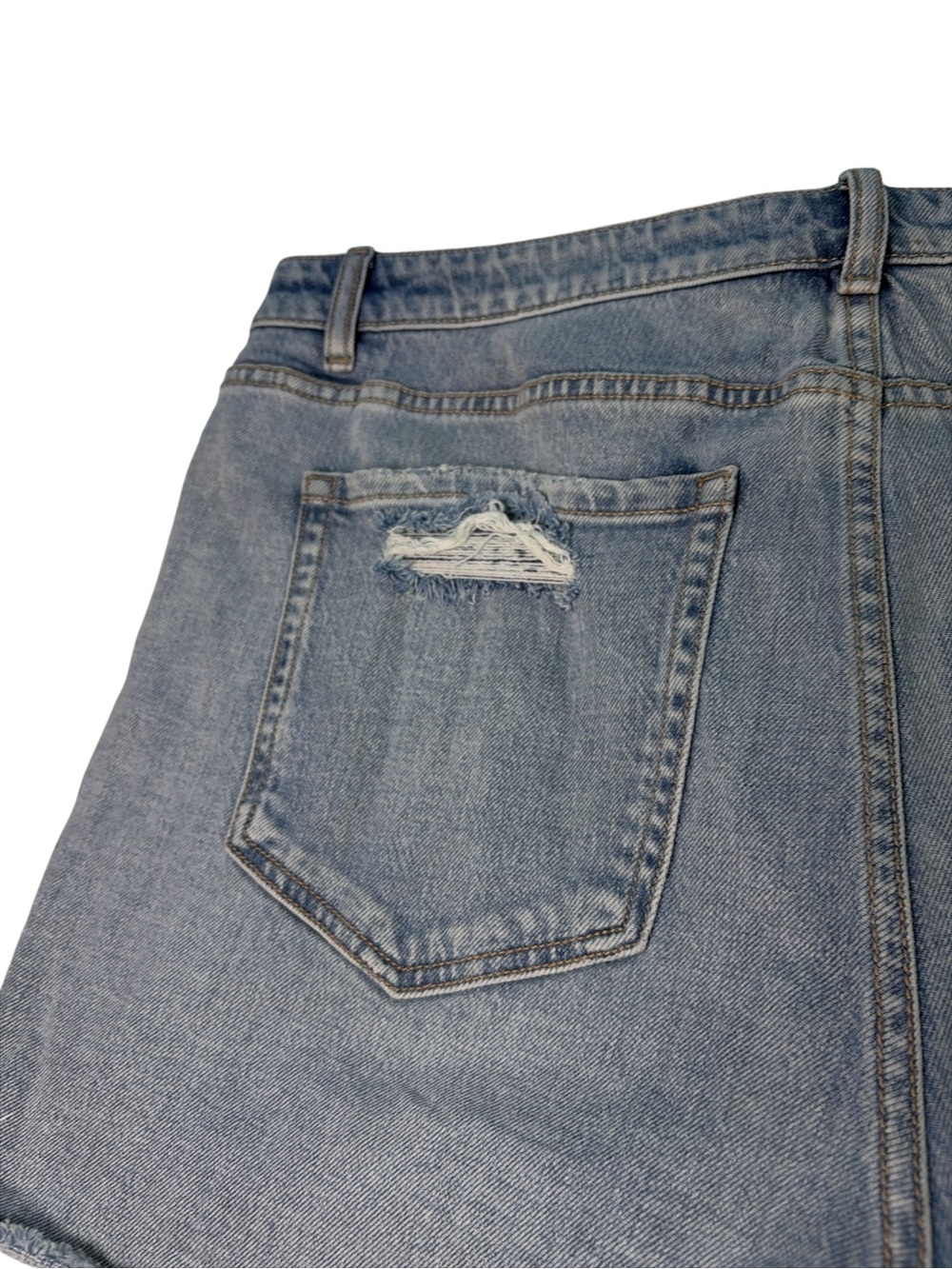 BKE Shorts Womens 36/16 Blue Denim Distressed Cutoff Billie Slim Fit Casual - Picture 9 of 10
